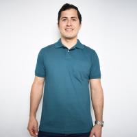 Polo Box Hombre Colorful Cobal...